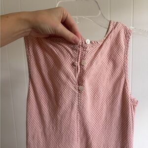 Vintage Gap Pink Gingham Midi Dress